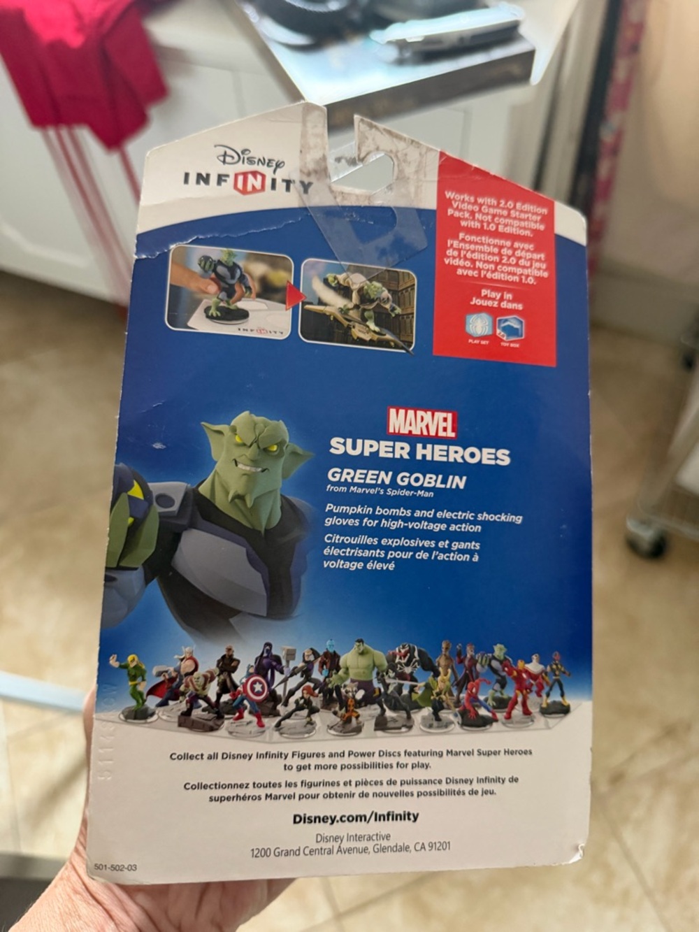 Disney Marvel Super Heroes Green Goblin Action Figure - Blue & Green - Picture 3 of 3